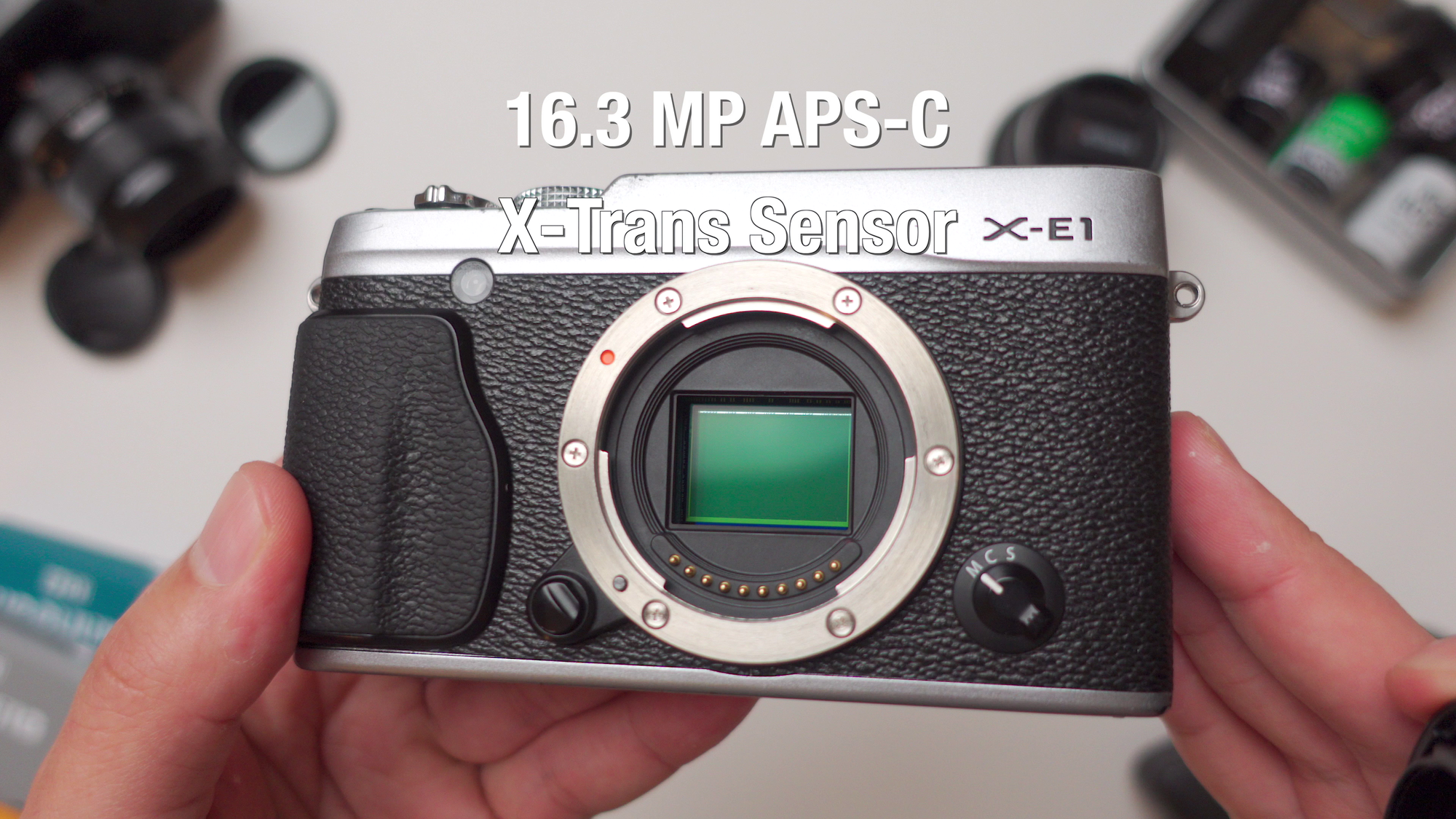 Cameras I've clicked with #6. Fujifilm X-E1 — an APS-C with a