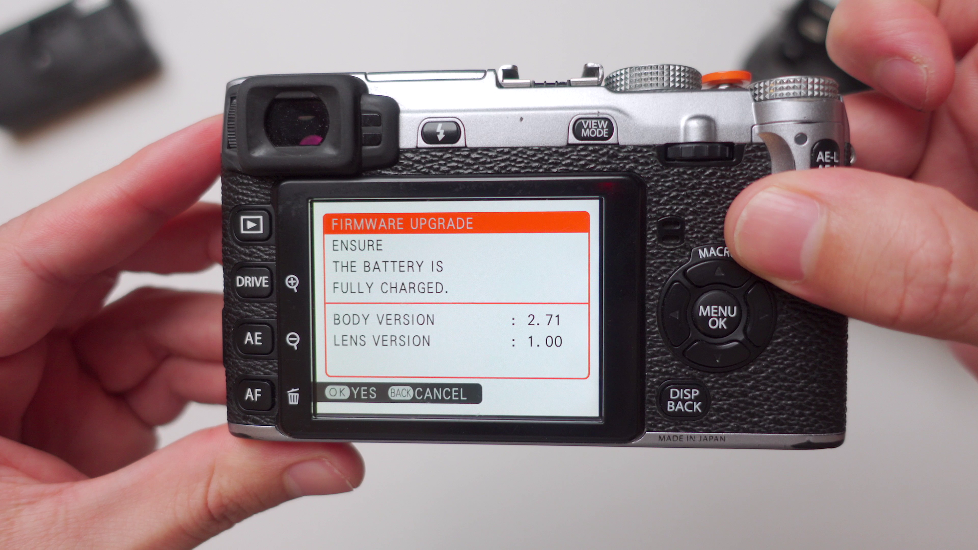 Fujifilm X-E1 Setup & Settings