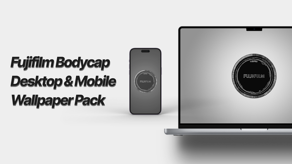 Fujifilm Body Cap Wallpaper Pack